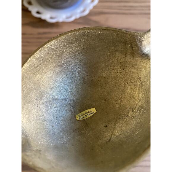 Vintage Solid Brass Candle Holder Wall Sconce Vintage Candle Holder - Picture 3 of 6